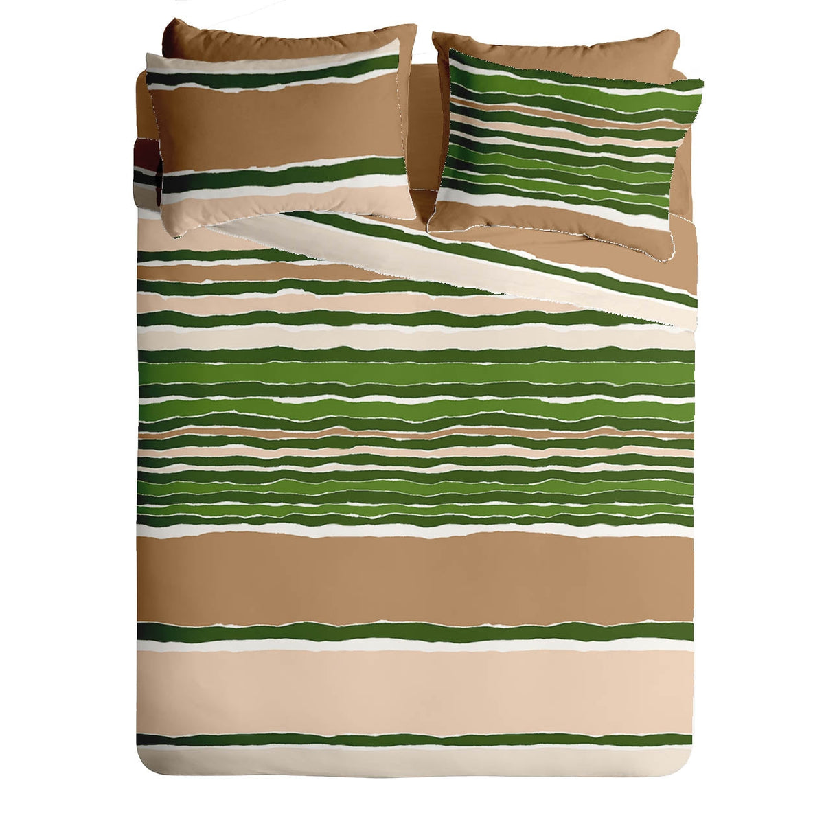 Lenjerie pat 100% bumbac Creponat, desen VIBE V1, cod CIU